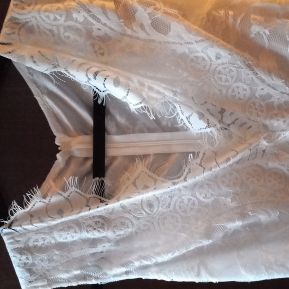 ⚡️3/$25⚡️Shein White Lace Dress - Small NWOT - Picture 5 of 5